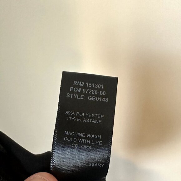 NWT Good American Black Scoop Neck Bodysuit - Size 5 (XXL) - Picture 5 of 10